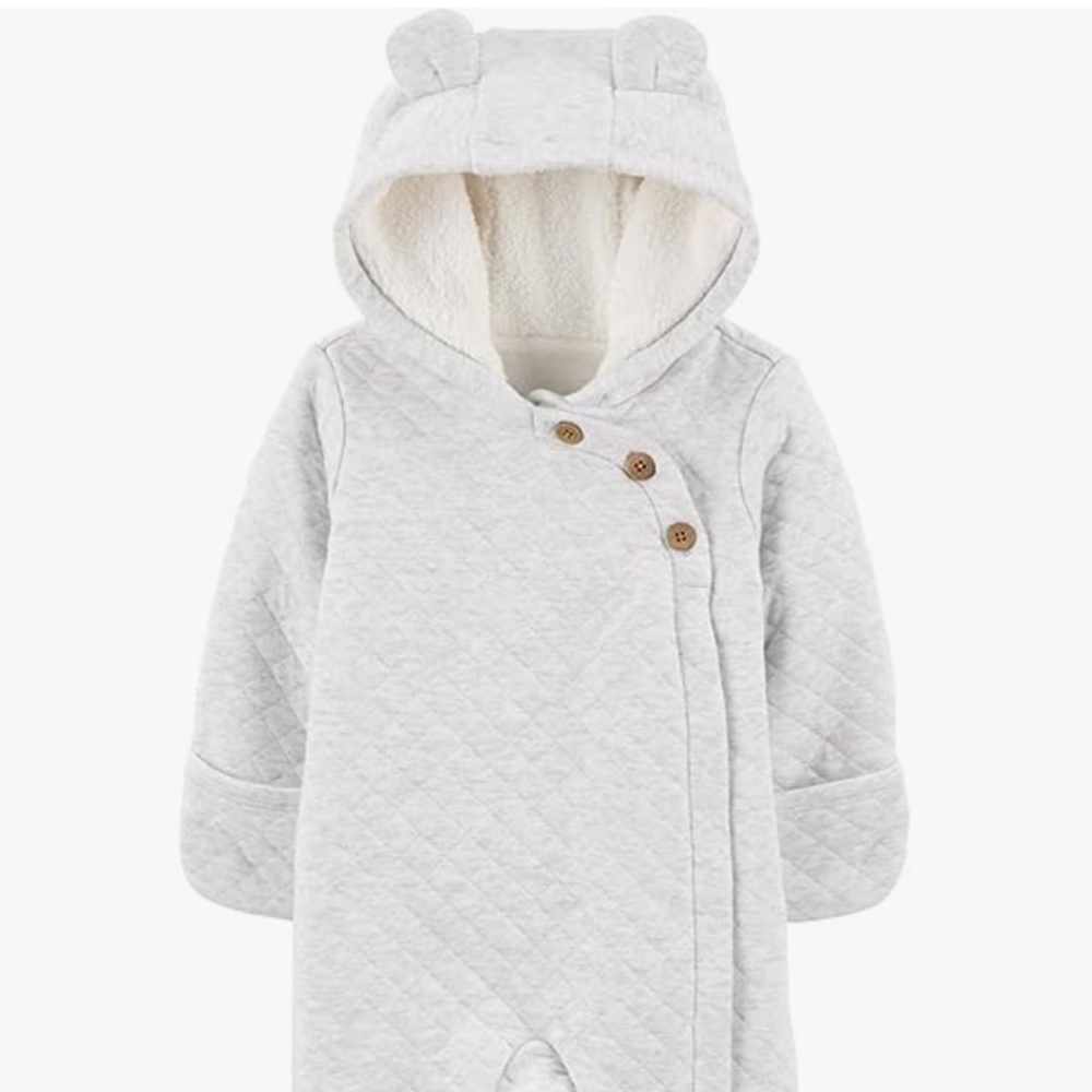 Carter's Baby Hooded Quilted Pram Sleep & Play